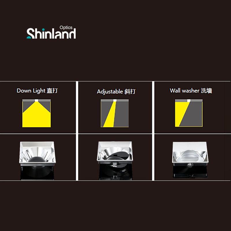 China Reflector Cu Senzor De Miscare Exterior – Anti-glarm Trim SL-RF-AF-090A-SD Optical lighting – Shinland