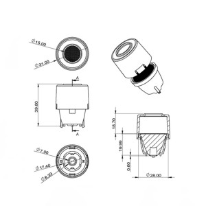 SL-PL-AM-025A FRONT FOCAL LENS I