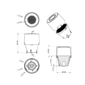 SL-PL-AM-042A FRONT FOCAL LENS I