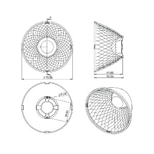 Multiple Beam Angle Reflector SL-A-075E