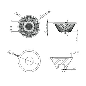 Multiple Beam Angle Lens SL-D-044DA