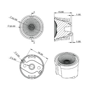 Optical Grade PC LENS SL-PL-AG-020A