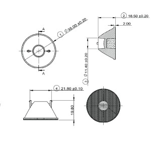 Optical Grade PC Lens SL-PL-AG-035A