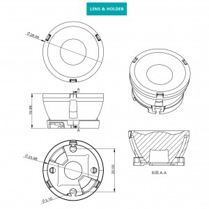 SL-PL-DG-028A PMMA Lens