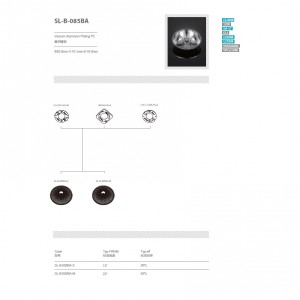 Aluminum Plating PC Lens SL-B-085BA
