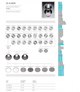 Aluminum Plating PC Reflector SL-A-069C