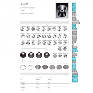 Plastic Light Reflector SL-092D