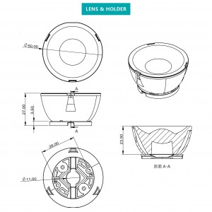 Shinland DG Clear Light Pattern L-PL-DG-050A