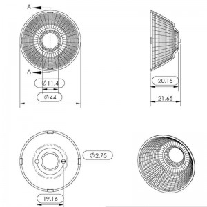 Optical PC reflector Multi-Angle SL-I REFLECTOR SL-044B
