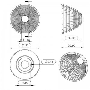 Plastic Reflector SL-050A SL-I