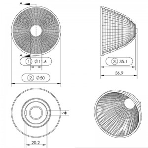 Aluminium Plating Reflector SL-050B