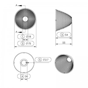 Optical Grade PC SL-075A SL-I Reflector