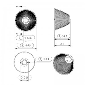 Plastic Reflector SL-I SL-075C