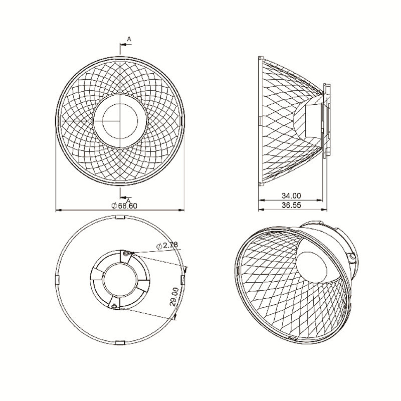 Wholesale 45mm Reflector Manufacturers – SL-A-069C – Shinland