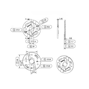 Twist-Lock COB Holder for Lens SL-HD-AD-12A