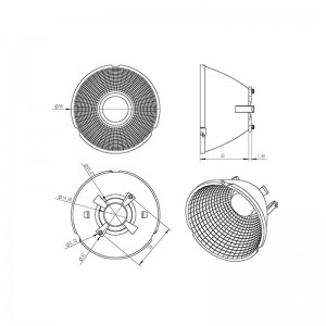 Reflector with Dome SL-RF-AD-055A