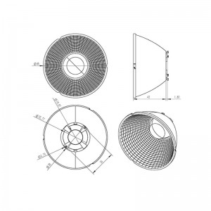 Reflector manufacturer with Dome SL-RF-AD-085A